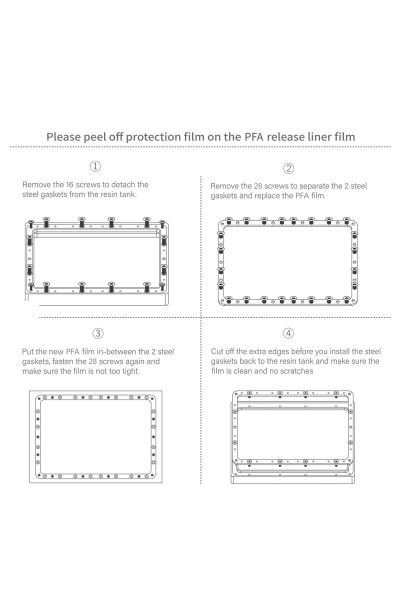 ELEGOO PFA Film 5 Adet - Saturn 2/3