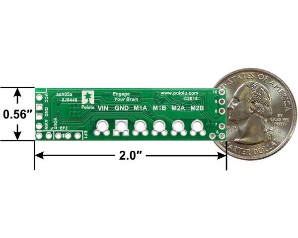 Pololu A4990 Dual Motor Driver Shield for Arduino