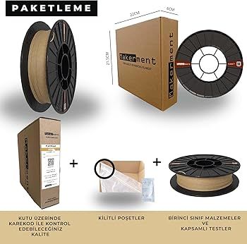 Makerment Ahşap Wood Pla Filament