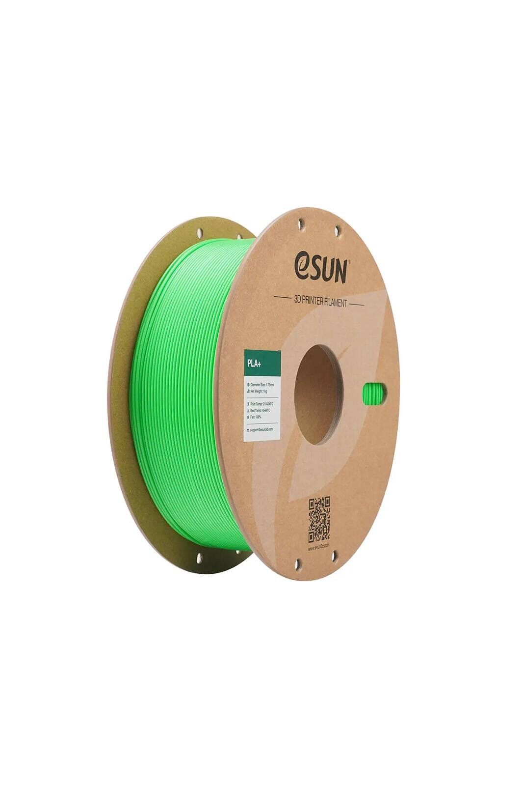 Esun PLA+ Filament -  RGB Green 1.75mm 1kg