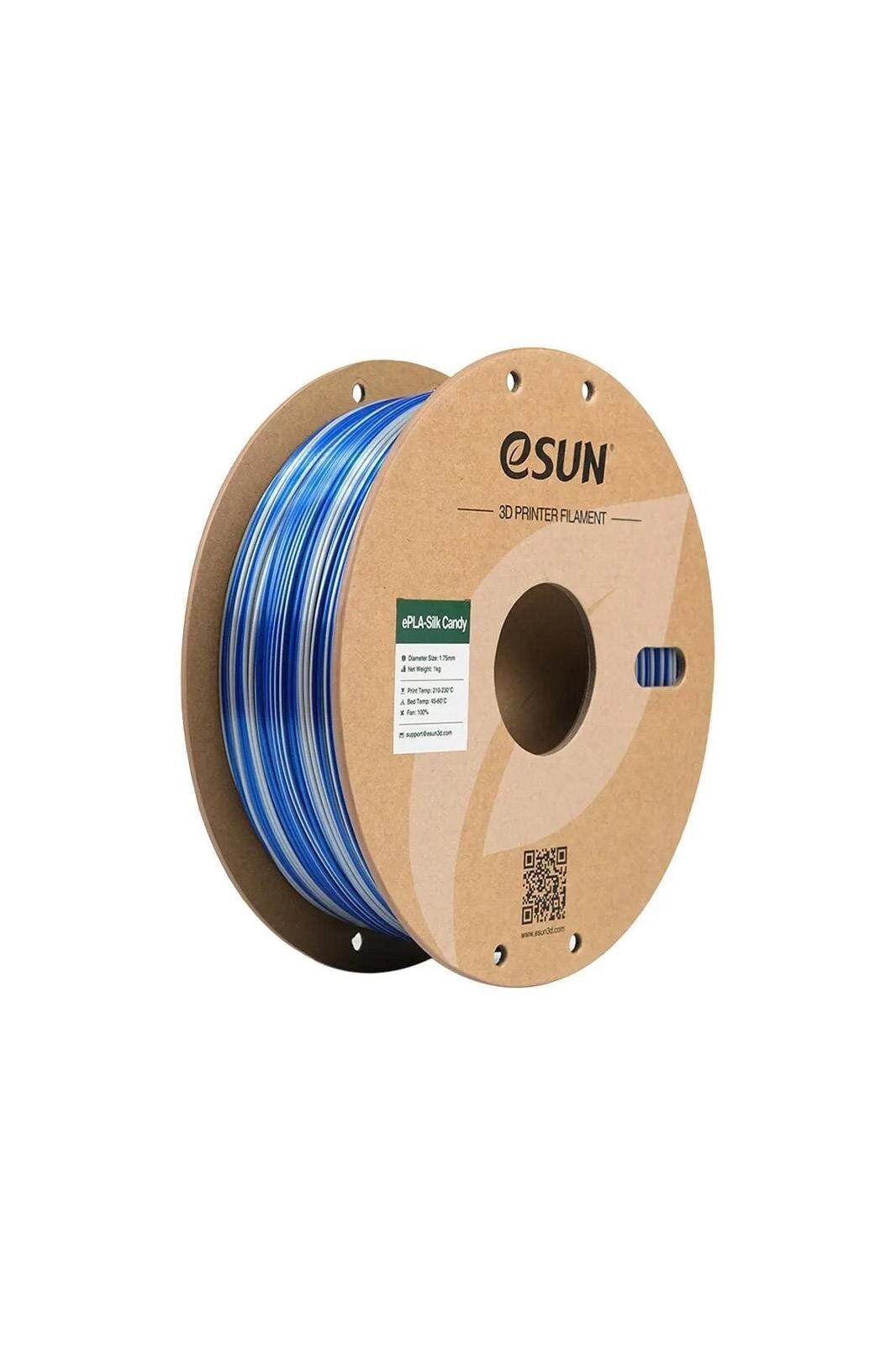 Esun PLA-Silk Candy Filament Silver-Blue