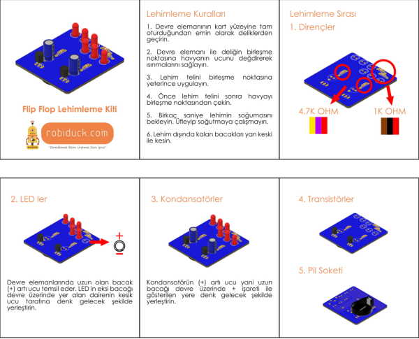 Flip Flop Lehimleme Kiti (DIY)