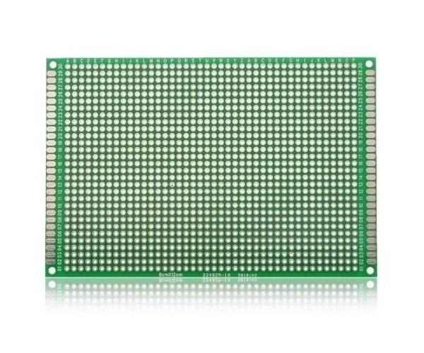 5x7cm Epoxy Çift Taraflı Delikli Plaket (Pertinaks)