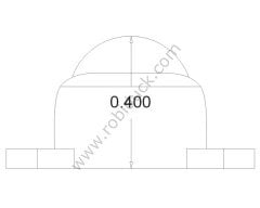 Pololu Ball Caster With 3/8'' Metal Ball (9.5 mm Metal Bilyalı Sarhoş Teker)