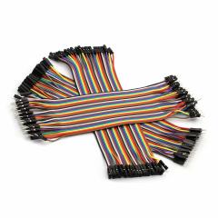 40 Pin Ayrılabilen Dişi-Dişi Jumper Kablo-100 mm