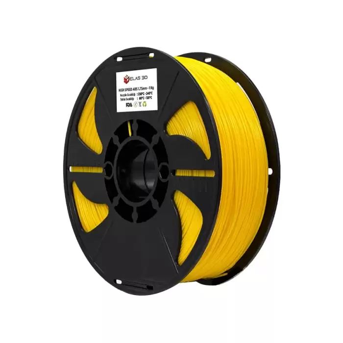 Elas 3D Sarı HS ABS 1.75mm 1KG