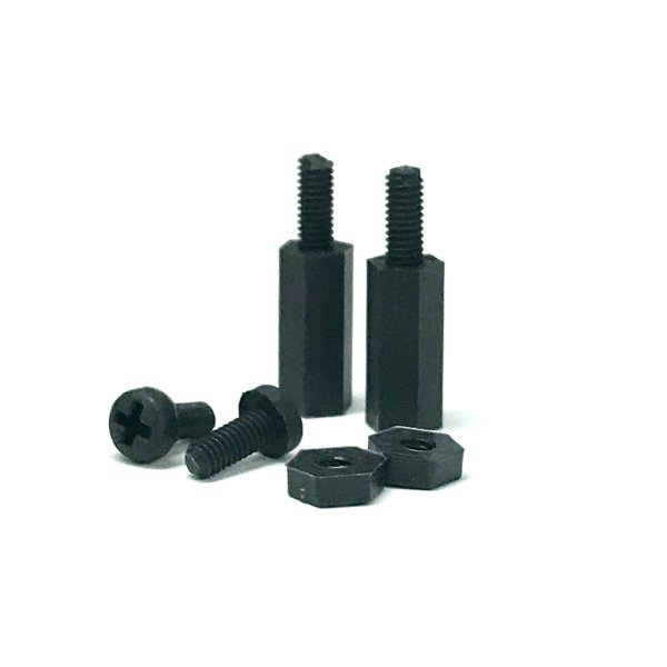 M2 15mm Dişi-Erkek Plastik Aralayıcı Seti ''standoff''