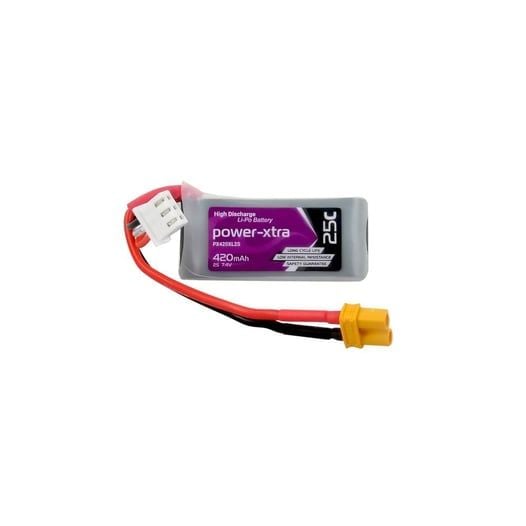 Power-Xtra PX420XL2S - 2S1P - 7.4V 420 mAh Li-Polymer Pil -25C