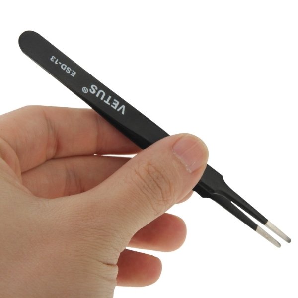 Vetus ESD-13 Antistatik (ESD) Düz Uçlu Cımbız