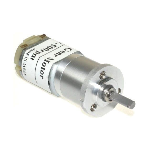 12V 500RPM 25mm Planet Dişli Redüktörlü DC Motor