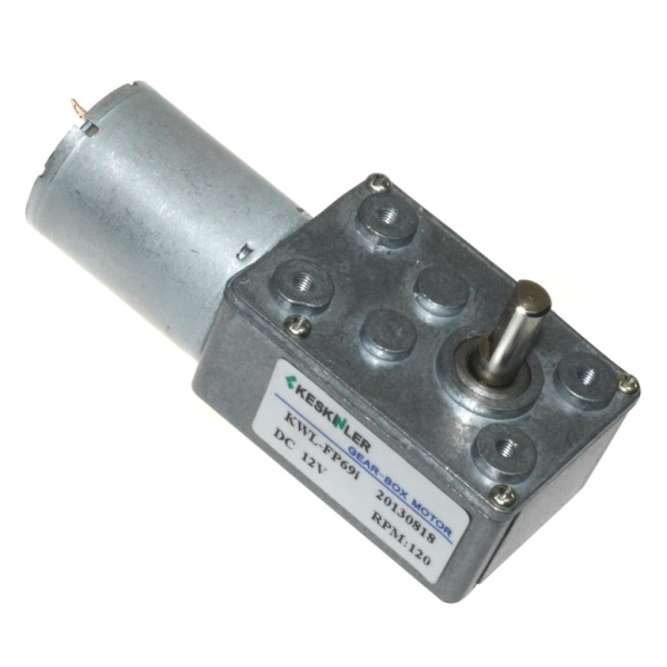 12V 120RPM L Redüktörlü DC Motor