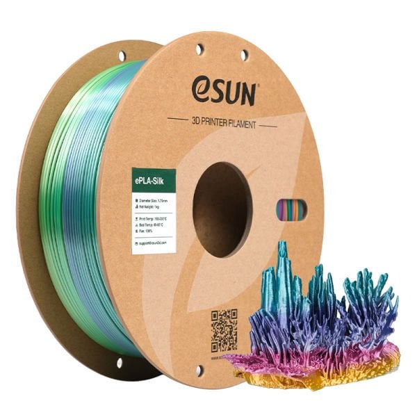 Esun eSilk-PLA Filament Rainbow(Gökkuşağı) 1.75mm 1kg
