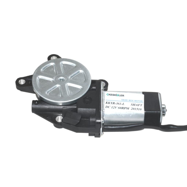 12V DC 60 RPM Şaftlı Sol Cam Kaldırma Motoru