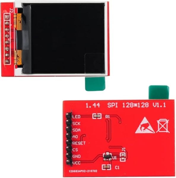 1.44 Inch Oled 128X128 SPI ST7735S Renkli TFT LCD Ekran Modülü