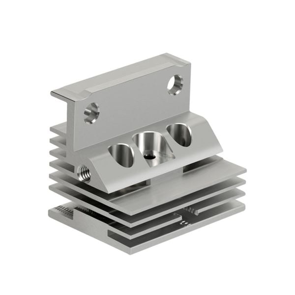 Creality K1C-K1-K1 Max Extruder Alüminyum Soğutucu Blok Heatsink-Unicorn Nozzle Uyumlu Yeni Versiyon