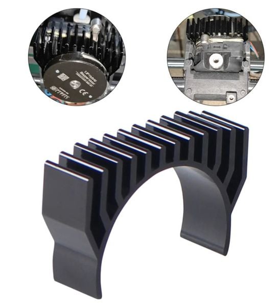 Creality K1C-K1-K1 Max Extruder Motor Üstü Alüminyum Soğutucu(Siyah)