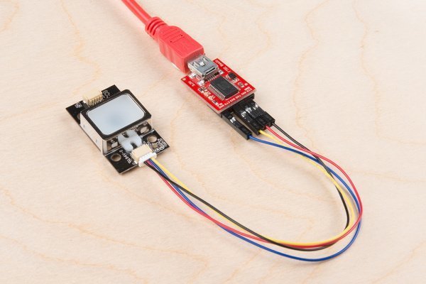 Parmak İzi Okuyucu Sensör / Fingerprint Scanner - 5V TTL (GT-521F52)