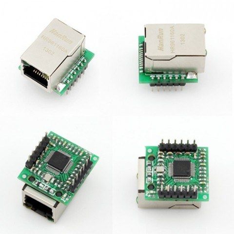 SPI'dan Ethernet/TCP/IP Dönüştürücü - W5500, USR-ES1
