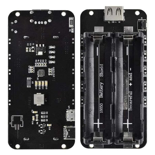 18650 Lityum Pil Yuvası V8 Mikro Usb