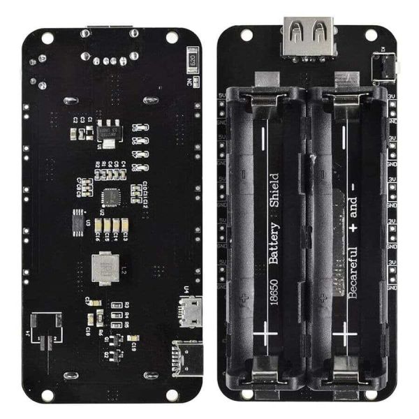 18650 Lityum Pil Yuvası V8 Mikro Usb