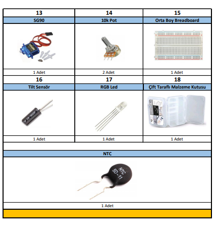 Arduino - 101 Eğitim Seti