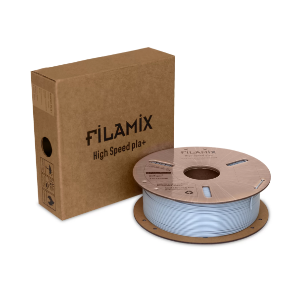 Filamix Hyper PLA+ Filament Gümüş Gri 1.75 mm 1 Kg