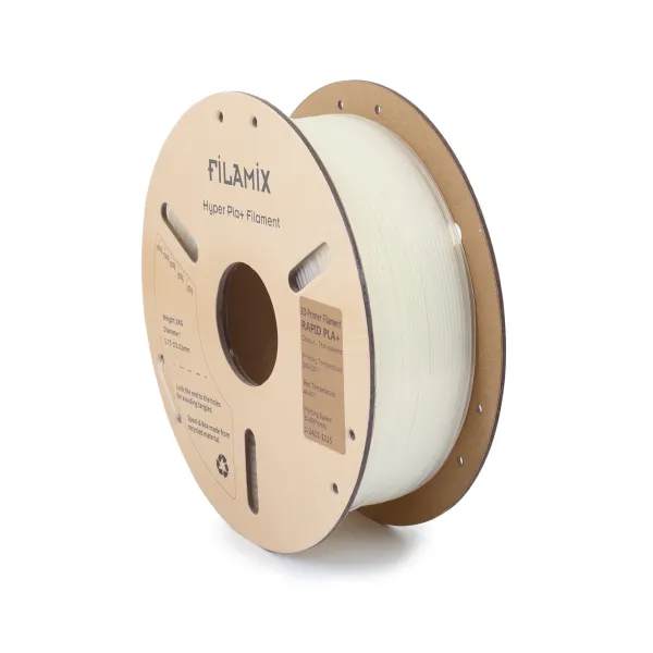 Filamix Hyper PLA+ Filament 1.75 mm 1 Kg - Şeffaf
