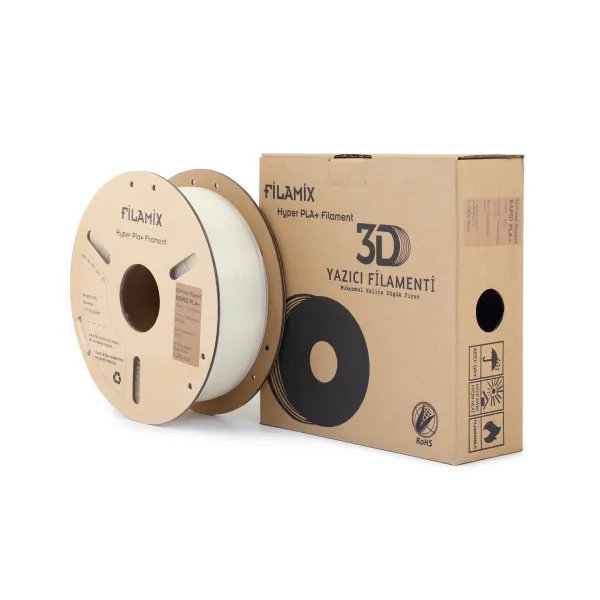 Filamix Hyper PLA+ Filament 1.75 mm 1 Kg - Şeffaf