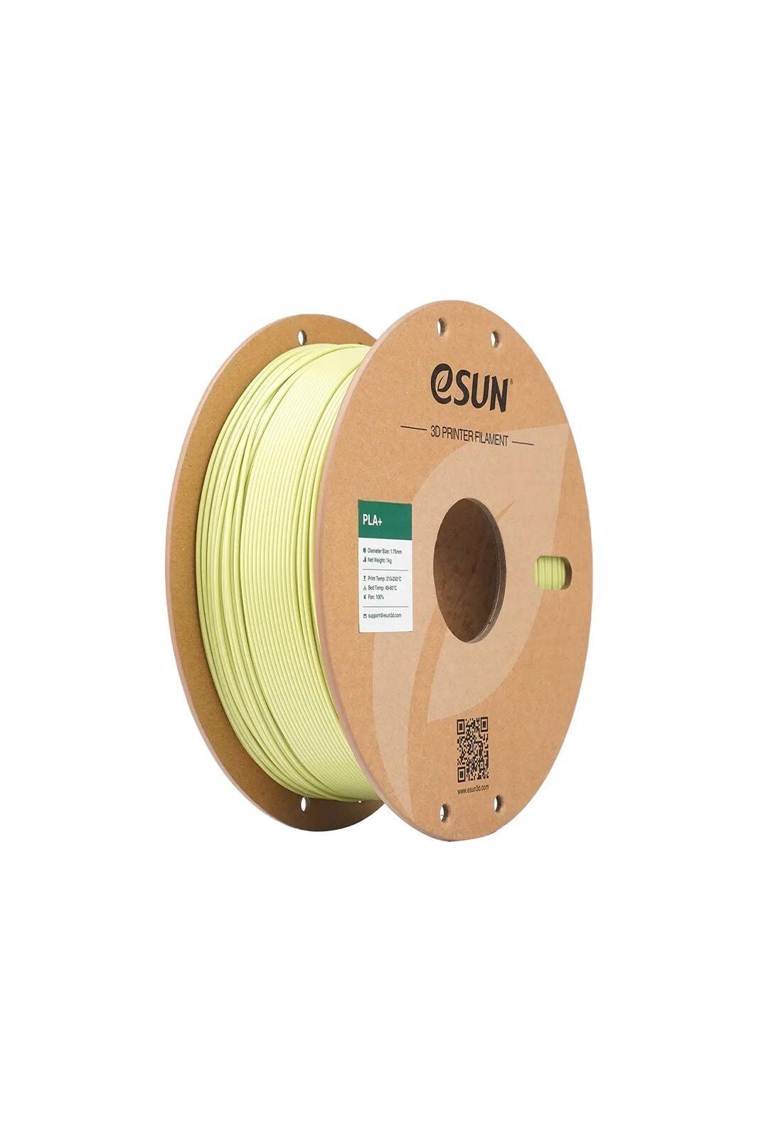 Esun PLA+ Filament - Mustard Green 1.75mm 1kg