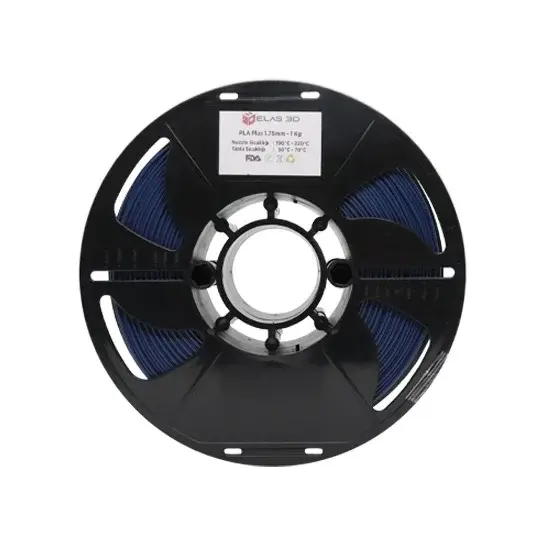 Elas 1.75mm Lacivert PET-G Plus Filament 1Kg