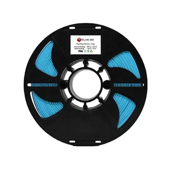 Elas 1.75mm Açık Mavi PET-G Plus Filament 1Kg