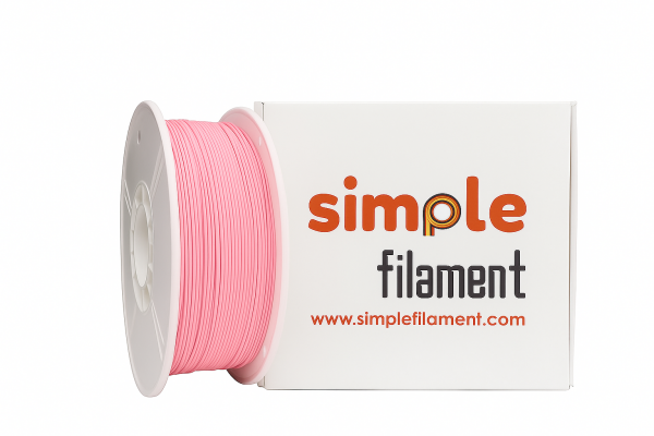 Simple Toz pembe Hyper PLA Filament 1.75mm 1kg