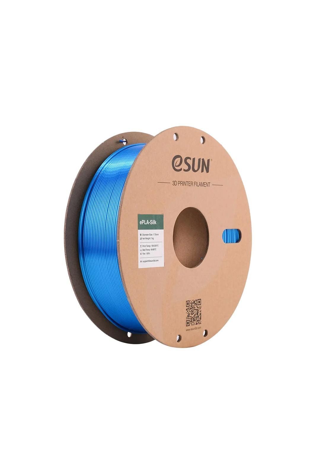 Esun eSilk-PLA Filament Cyan