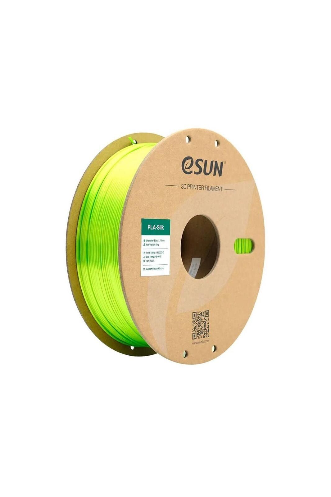 Esun eSilk-PLA Filament Lime