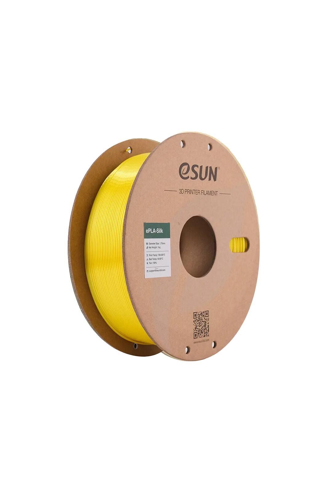 Esun eSilk-PLA Filament Yellow