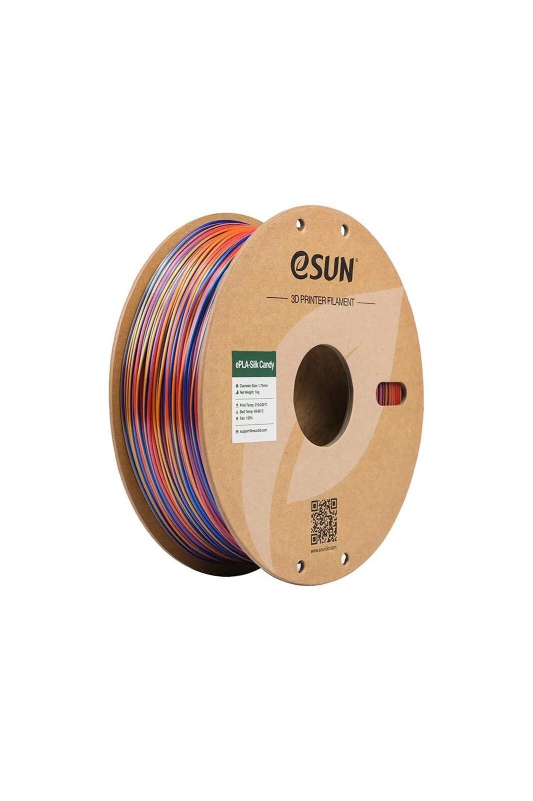 Esun PLA-Silk Candy Filament Red-Gold-Blue