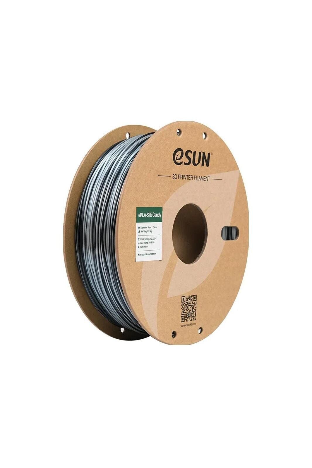 Esun PLA-Silk Candy Filament Silver-Black