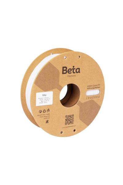 BETA TPU 95A - BEYAZ ESNEK FİLAMENT