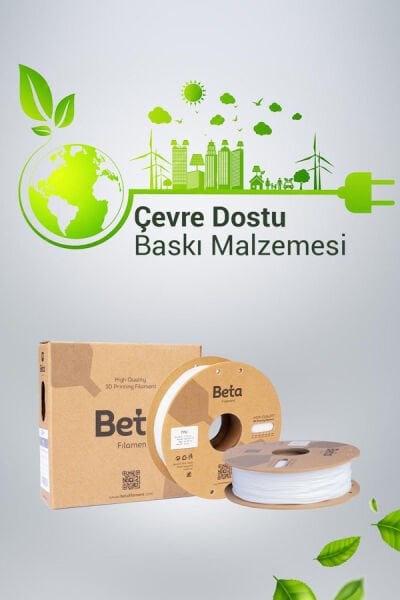 BETA TPU 95A - BEYAZ ESNEK FİLAMENT