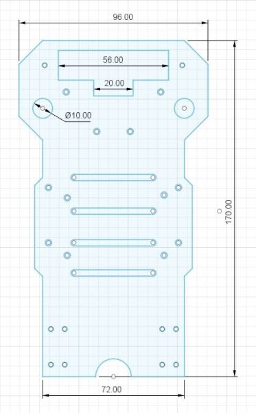 Temel Seviye Çizgi İzleyen Robot Gövdesi
