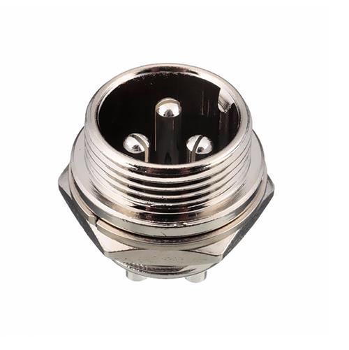 GX20 - Mike Konnektör 3-Pin 19mm - Erkek