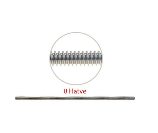 T8 8 Hatve Trapez Mil(300mm)
