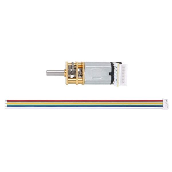 12V 1000 RPM Enkoderli Redüktörlü DC Motor