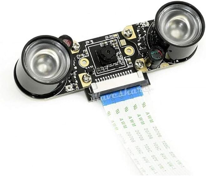 IMX219-77IR Kamera - 77° FOV Kızılötesi - NVIDIA Jetson ve Raspberry Pi Uyumlu