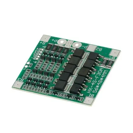 Kablolu Soketli 4S 30A BMS 14.8V 18650 Lityum-LiPo Pil Şarj Koruma Modülü