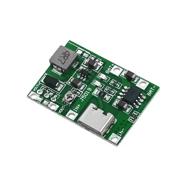 TP4056 Pil Şarj ve Voltaj Yükseltici 3.7V 4.2V Type-C Usb