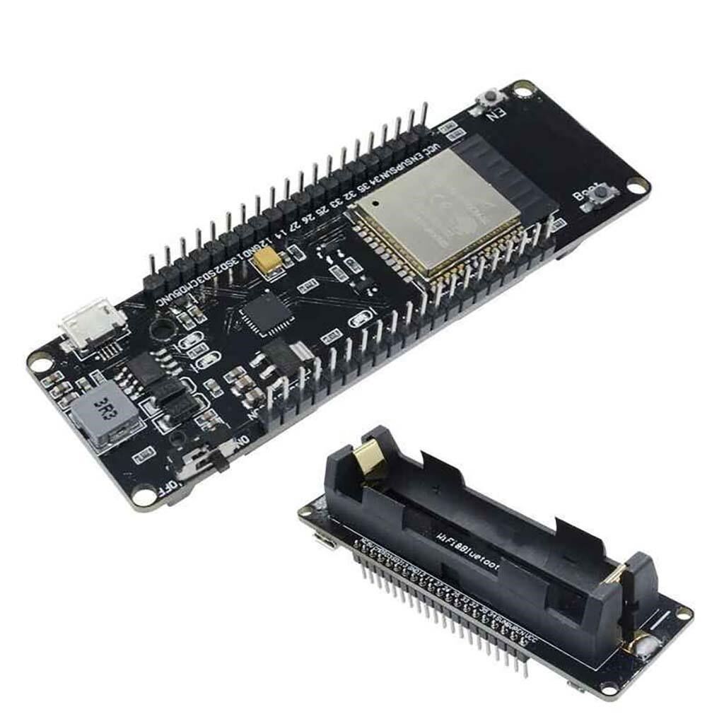 18650 Lityum Pil-Batarya Girişli ESP-32S Wifi Geliştirme Kartı