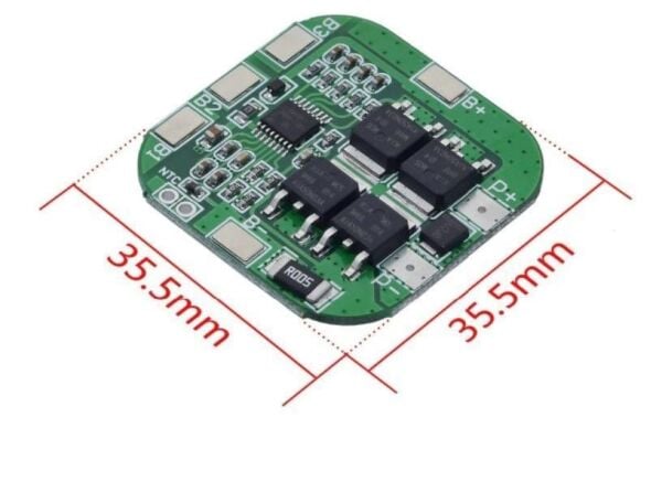 4S 20A BMS 14.8V 18650 Lityum LiPo Pil Şarj Koruma Modülü