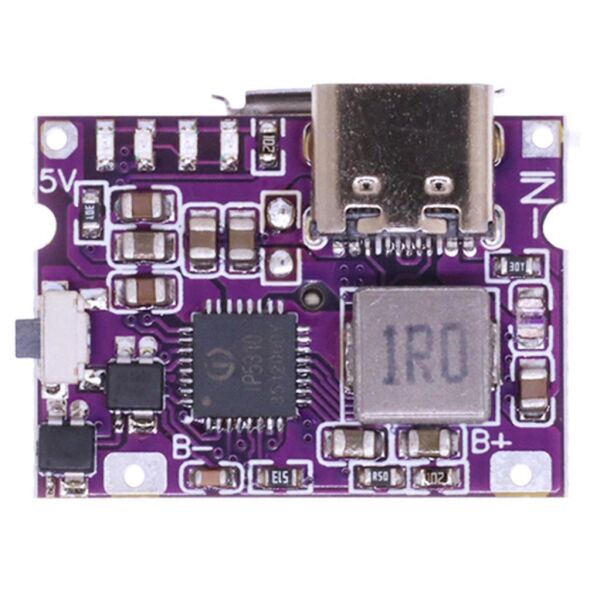 5V 3.1A Led Göstergeli Type-C 18650 LiPo,Li-ion Pil Sarj Devresi(Sarj Korumalı)