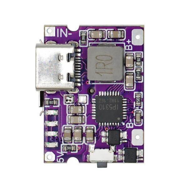 5V 3.1A Led Göstergeli Type-C 18650 LiPo,Li-ion Pil Sarj Devresi(Sarj Korumalı)